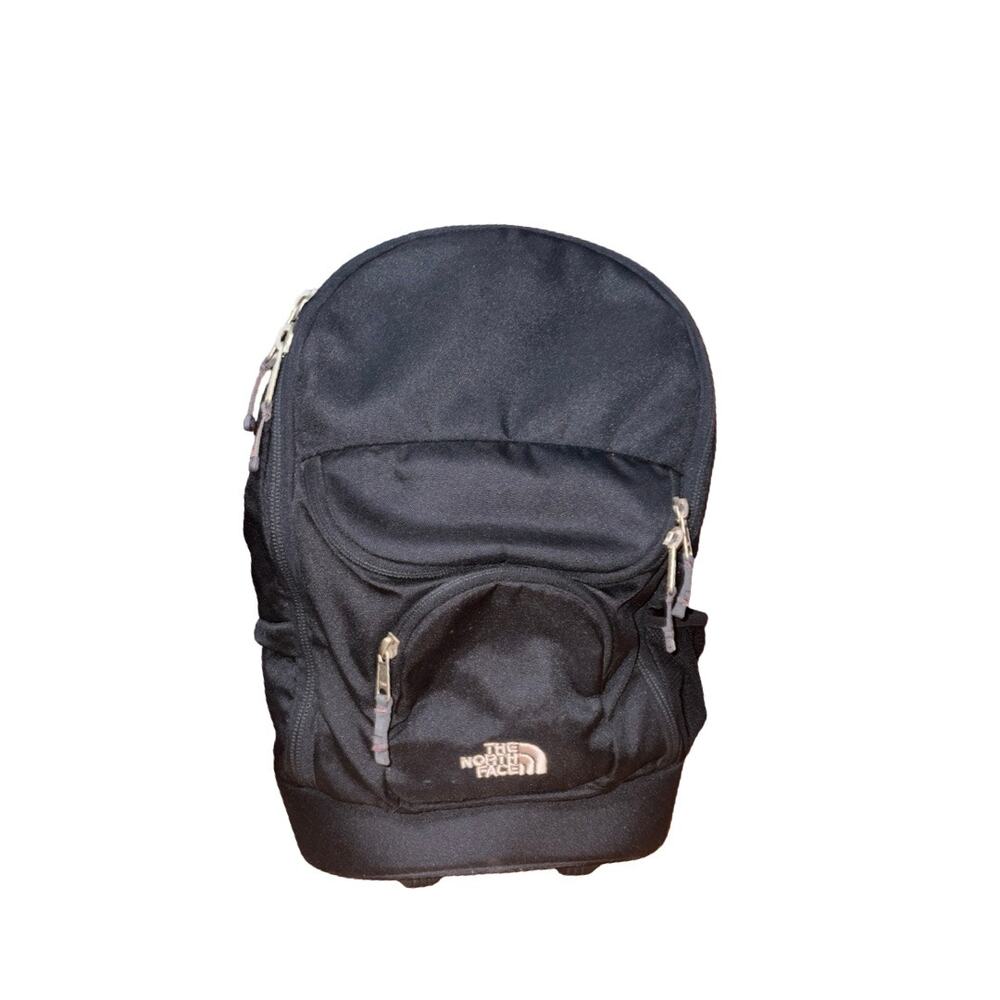 The North Face Inertia Black Nylon Rolling Backpack Luggage
